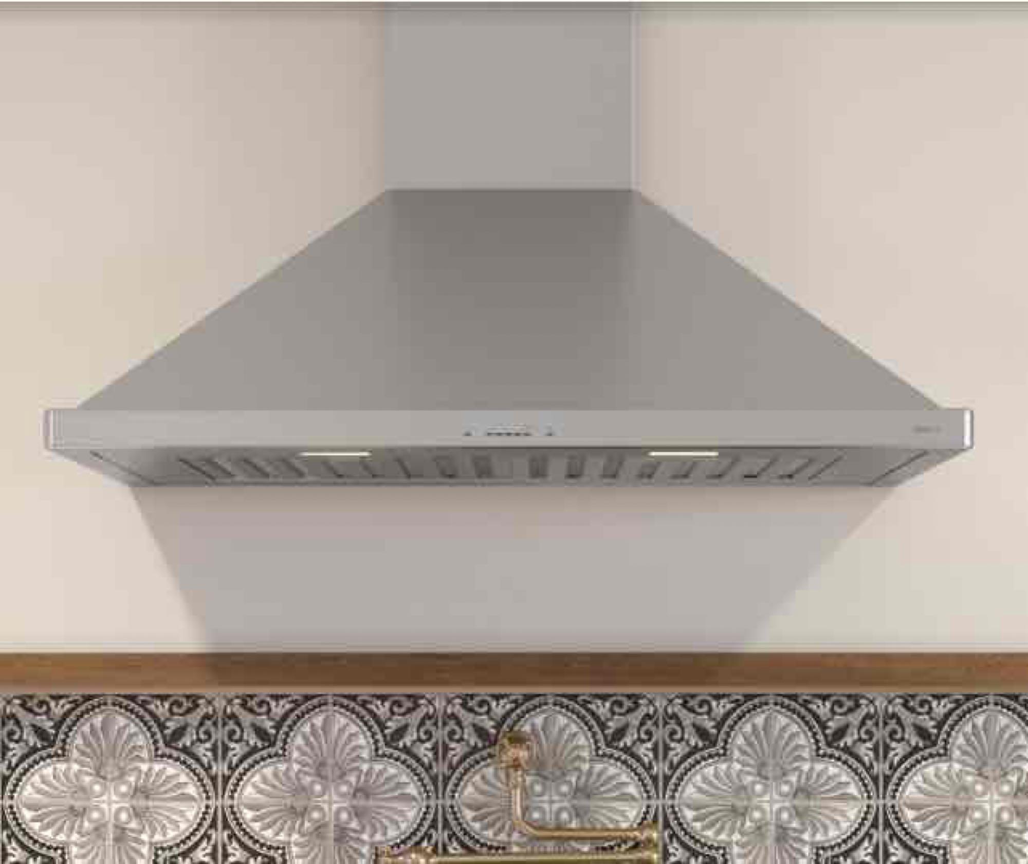 Zephyr - Siena 36 in. 650 CFM Wall Mount Range Hood with LED Light - Stainless Steel