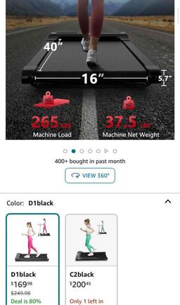 NOTIUS Walking Treadmill Under Desk for Office Home