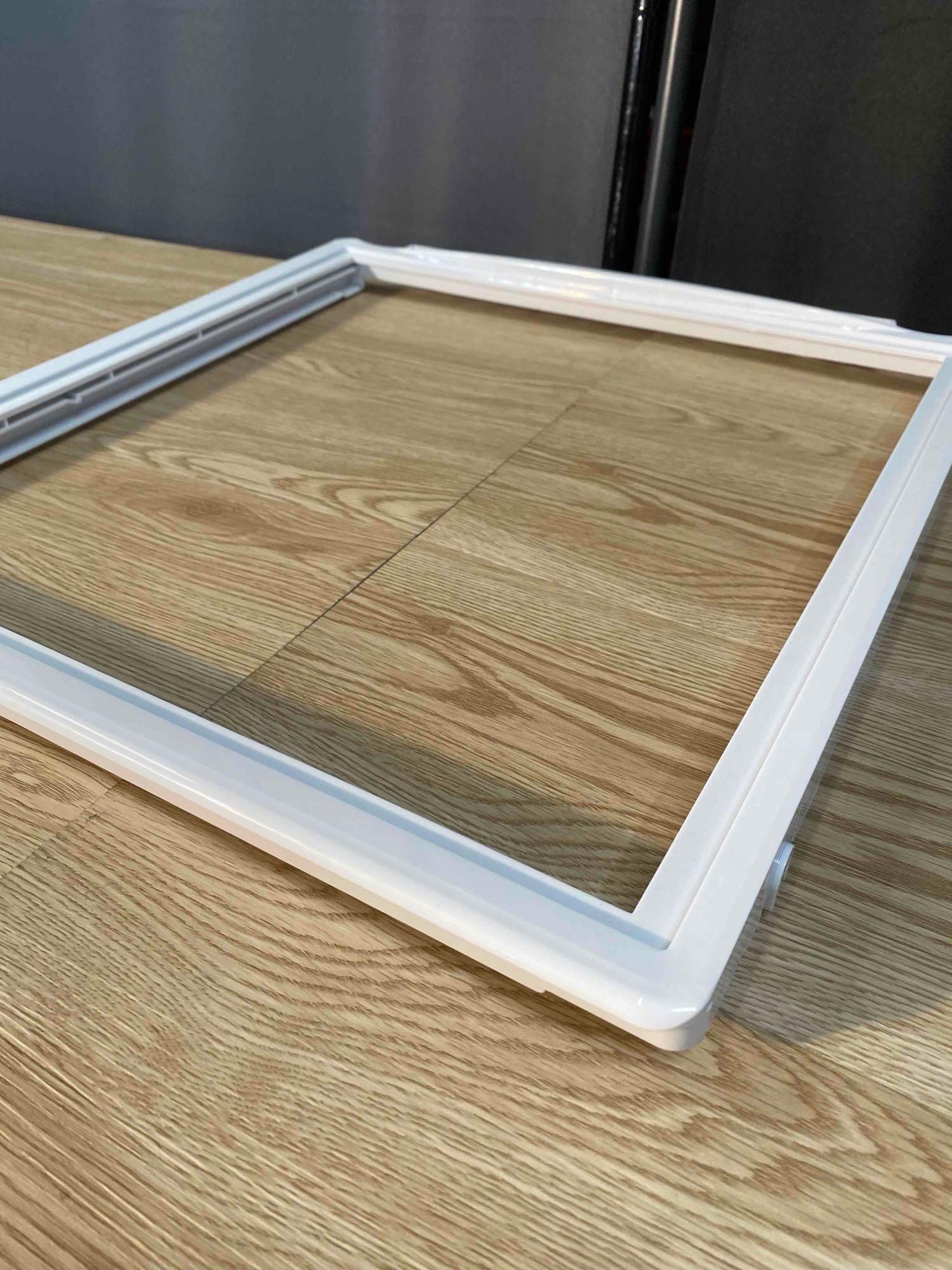 Refrigerator Shelf Frame (Without Glass) Crisper Pan Cover For Frigidaire