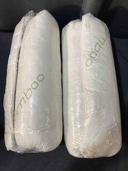 ik King Size Set of 2 Adjustable Shredded Memory Foam Pillow