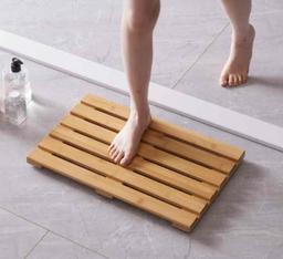 Bath Mat for Shower, Wooden Floor Mat