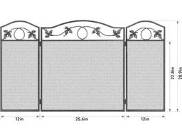 Amagabeli Free Standing Fireplace Screen 3 Panel Pewter Foldable