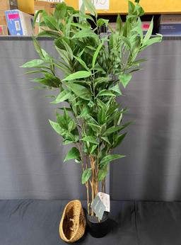 Artificial Eucalyptus Tree,4Ft Tree Fake Plant