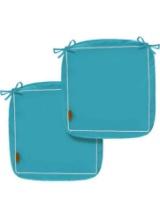 2 Pack Outdoor Cushion Washable Covers 20" X 20" X