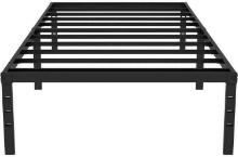 Twin Bed Frames Metal Platform Twin Size Bed Frame 14 Inch Max 2000lbs Heavy Duty Metal Slat Support