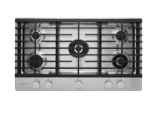 KitchenAid - 36" Built-In Gas Cooktop - Stainless Steel