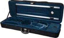 Kcelarec 4/4 Full Size Professional Oblong Shape Lighweight Violin Case with Hygrometer