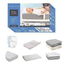 DELTA CHILDREN 9PC Nursery in a box (4 sets)