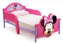 Delta Children Minnie Mouse Plastic 3D Toddler Bed