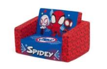 Delta Children Marvel Spidey and His Amazing Friends Cozee Flip-Out Chair - 2-in-1 Convertible Chair