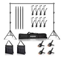 MsMk Photo Video Studio Backdrop Stand 6.5ft x 10ft