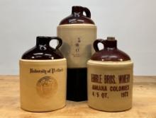 Collection of Small Stoneware Jugs