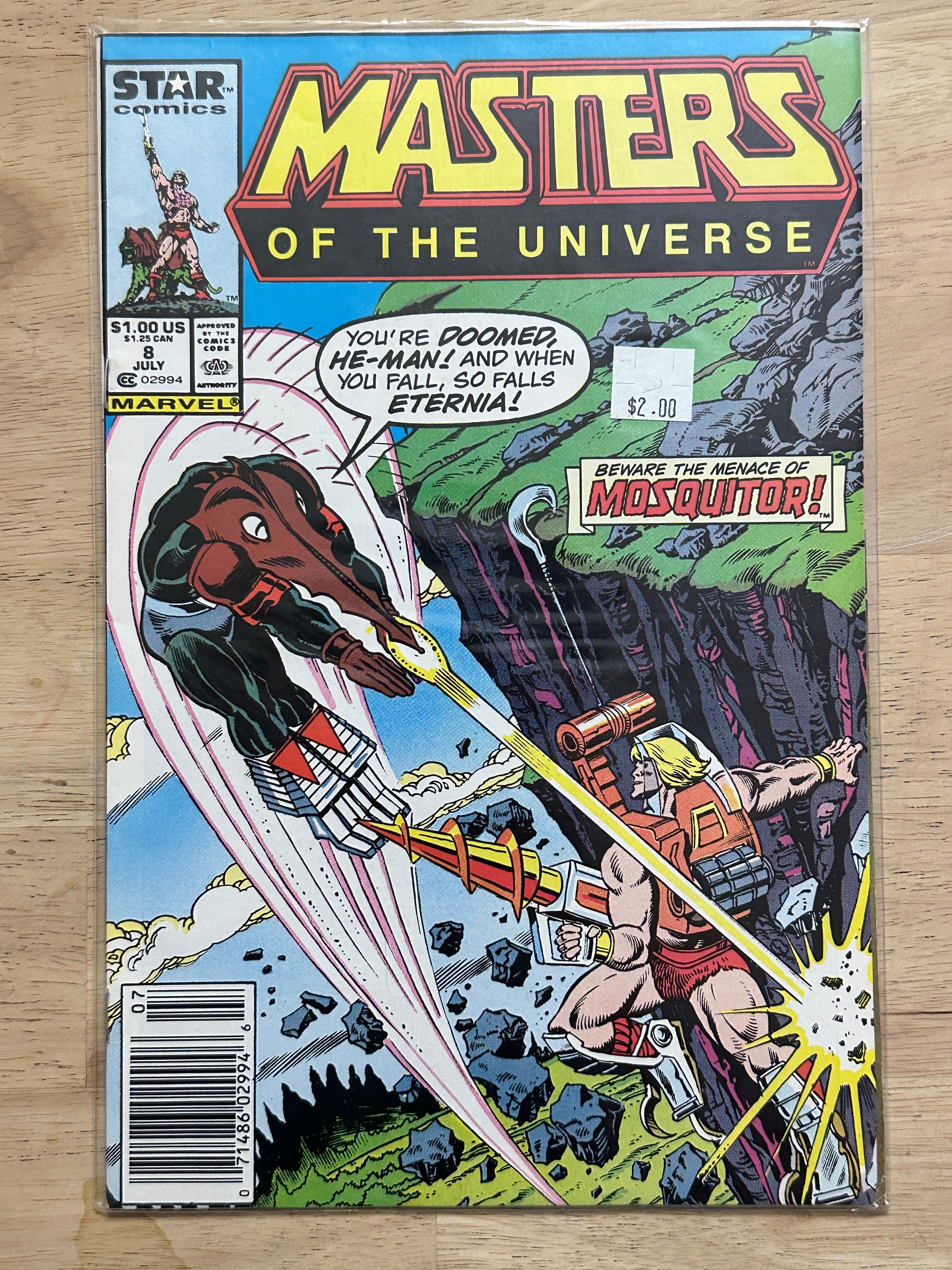 (7) Misc. Vintage DC and Star Comics - Masters of The Universe Comics