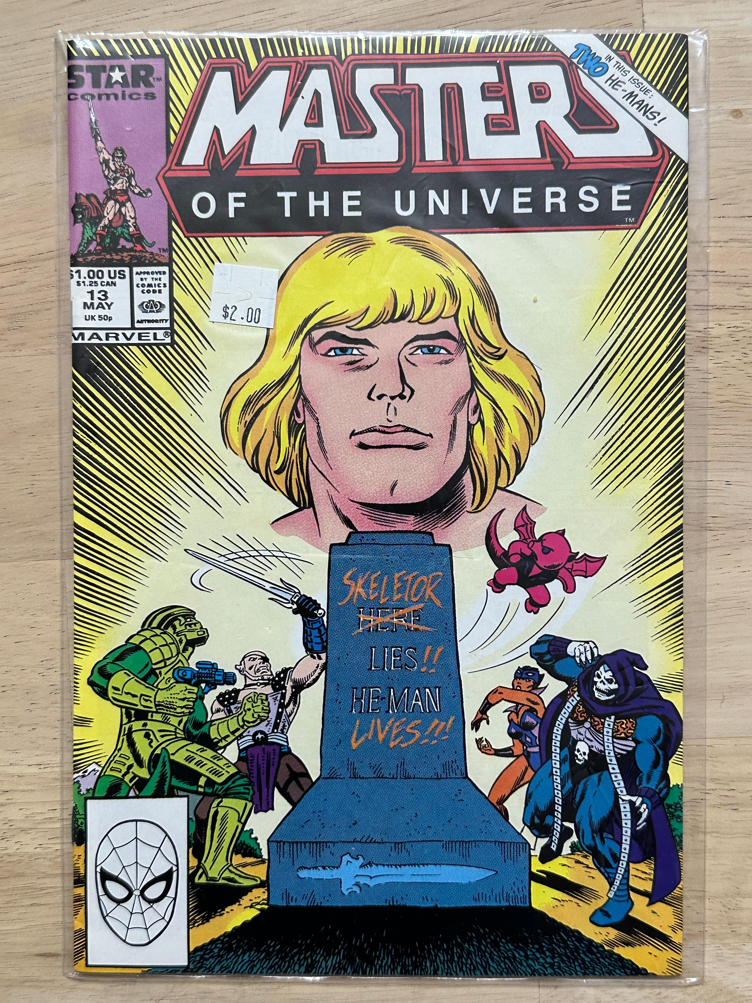 (7) Misc. Vintage DC and Star Comics - Masters of The Universe Comics