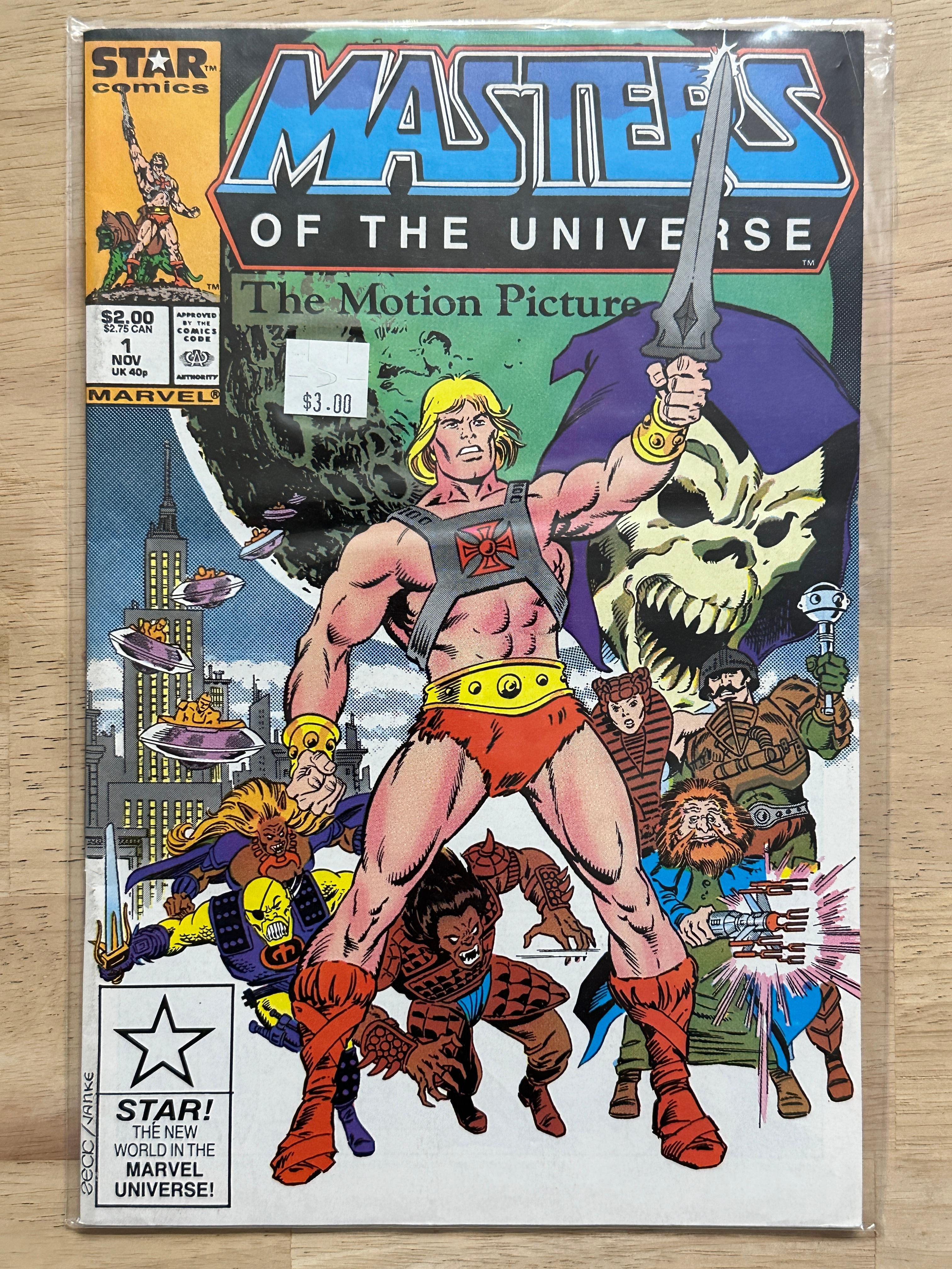 (7) Misc. Vintage DC and Star Comics - Masters of The Universe Comics