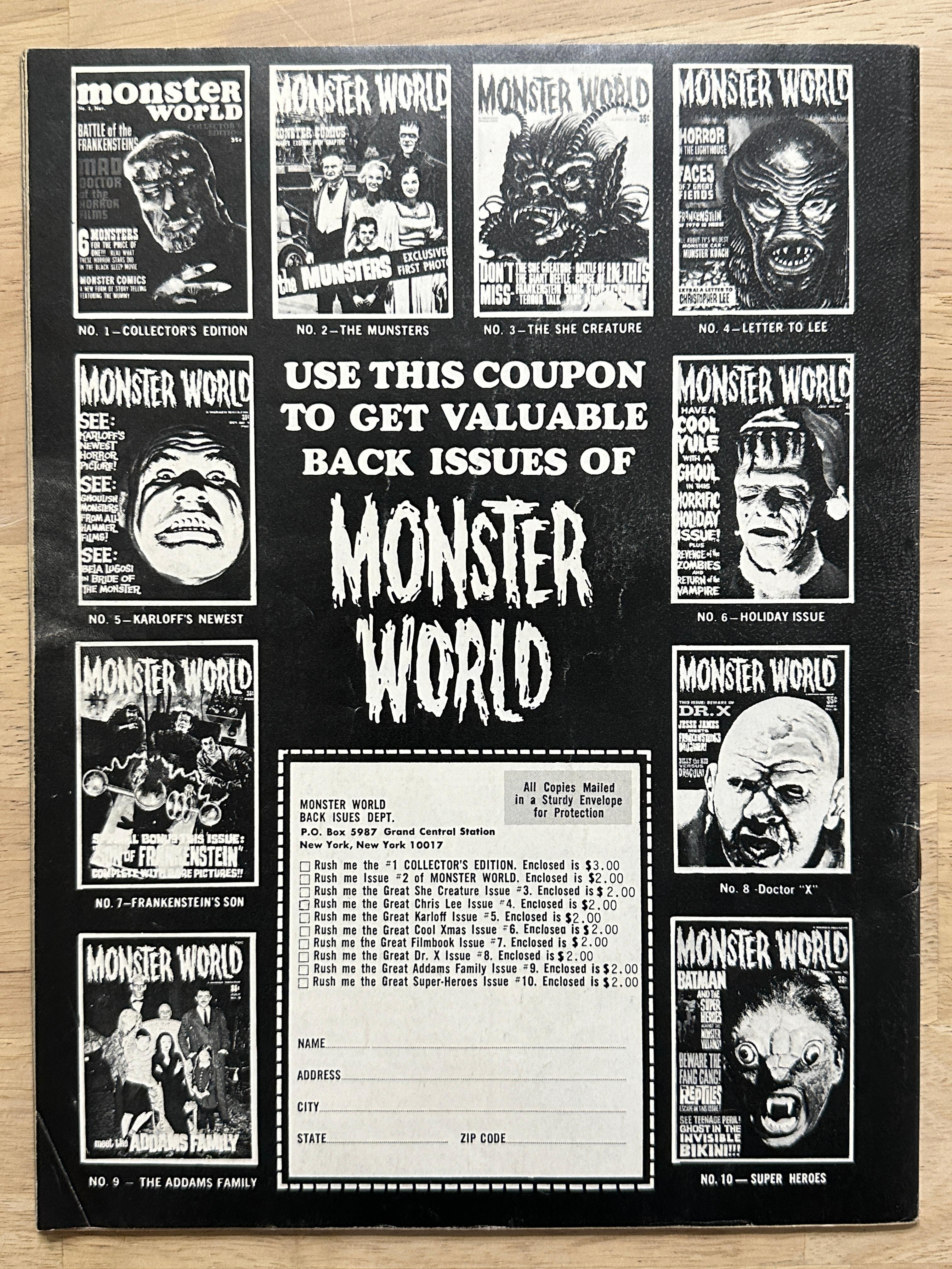 1971 Famous Monsters of Filmland #83: The Curse