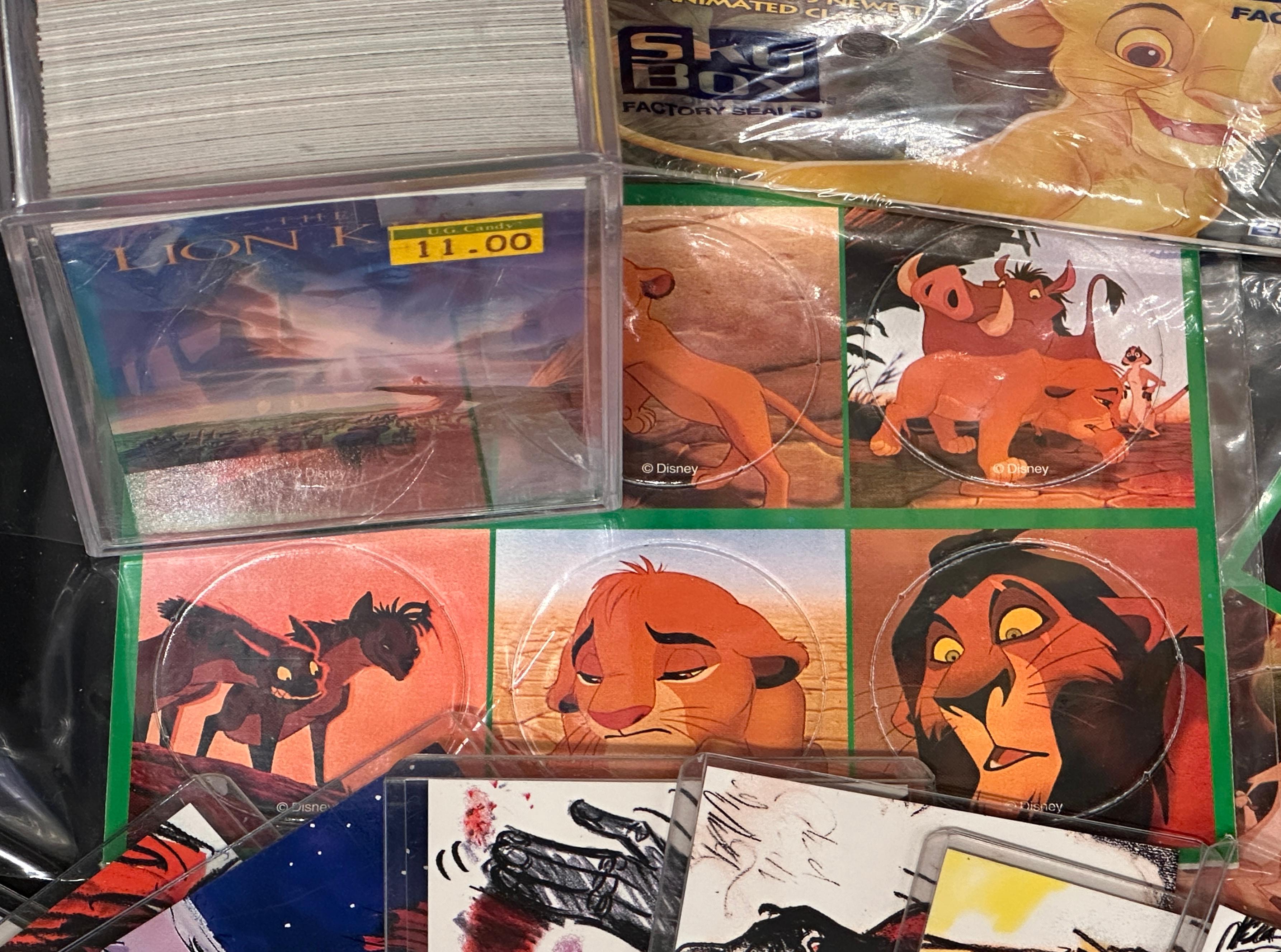 Vintage Lion King Collector's Cards
