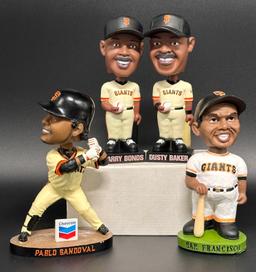 Assorted San Francisco Giants Baseball Bobbleheads