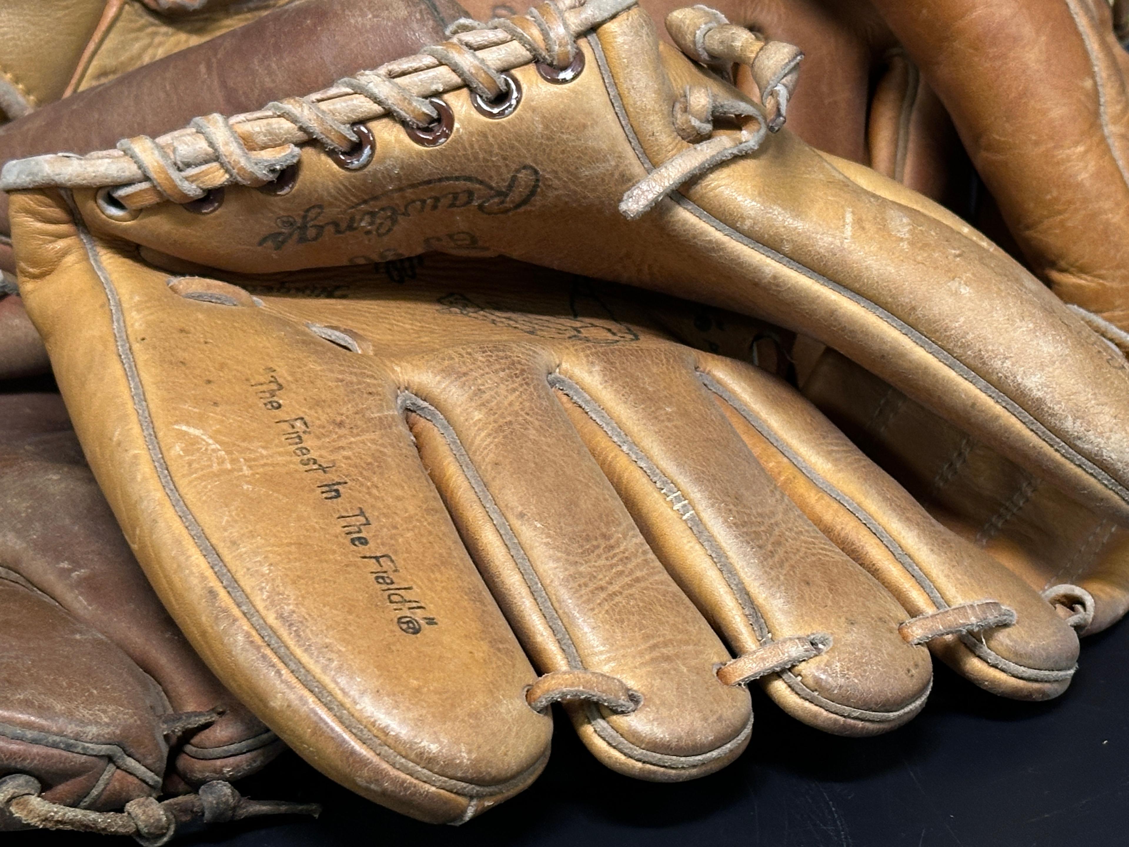 Vintage Baseball and Softball Gloves