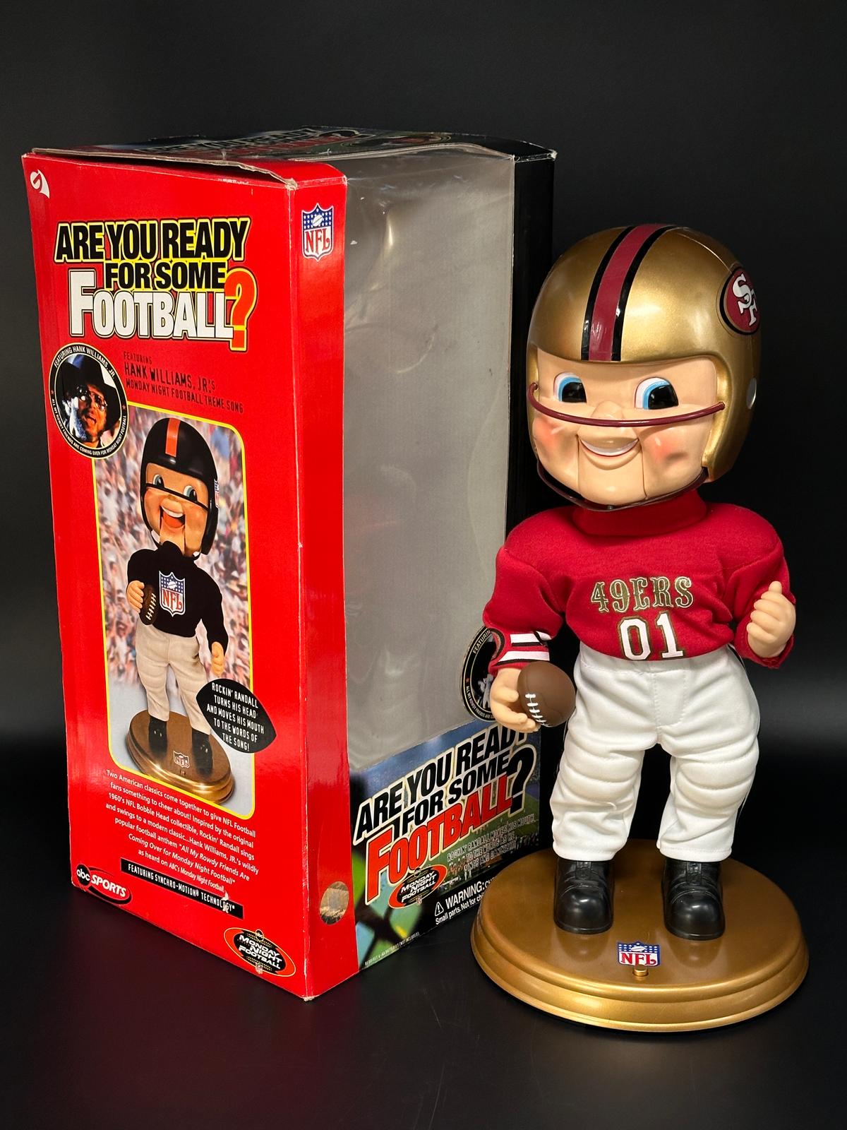 NFL San Francisco 49ers Rockin Randall Dancing Figure Doll