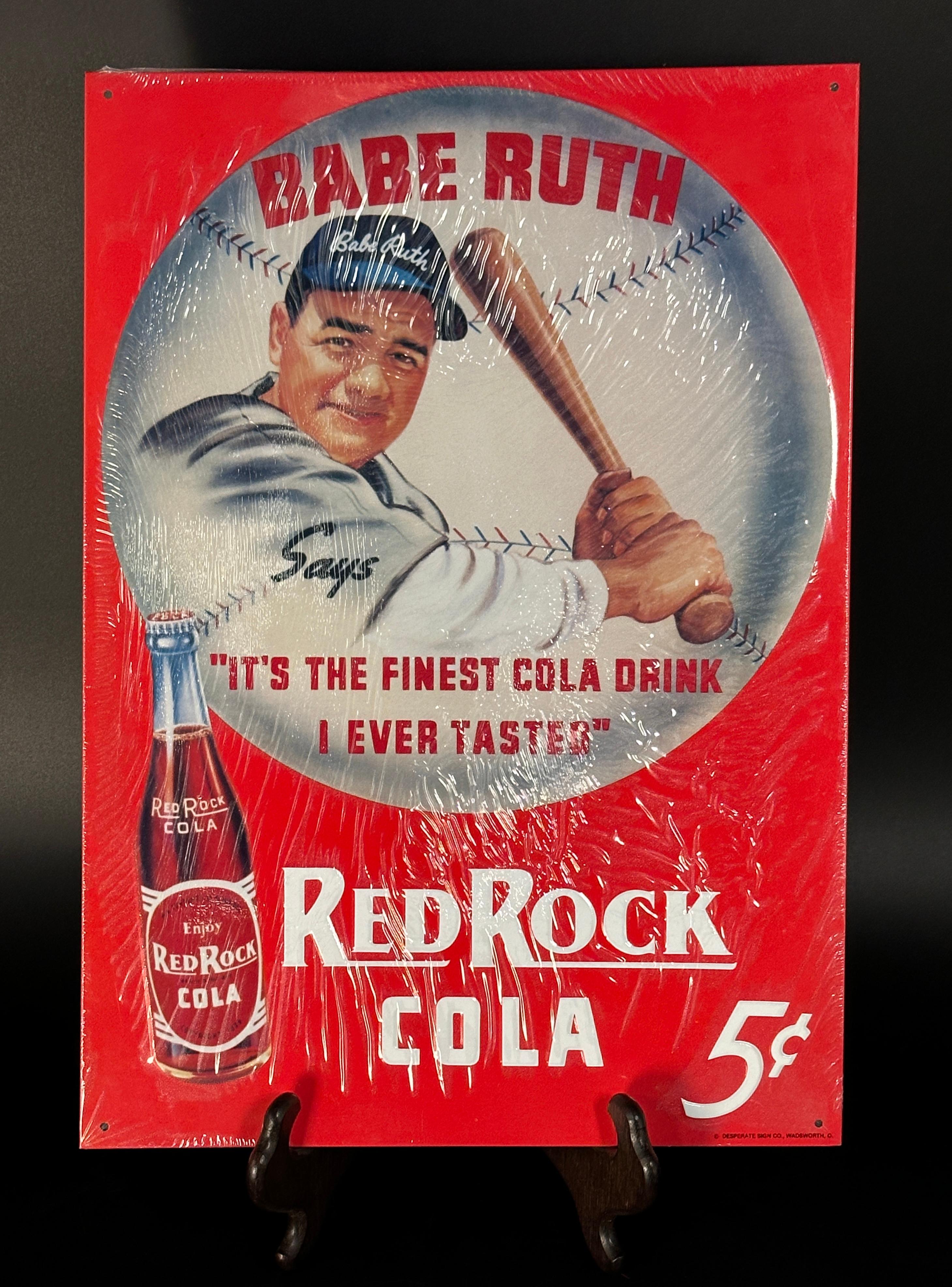 Babe Ruth / Red Rock Cola Sign