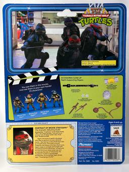 1991 TMNT/Teenage Mutant Ninja Turtles Playmates Movie Star Raph Action Figure