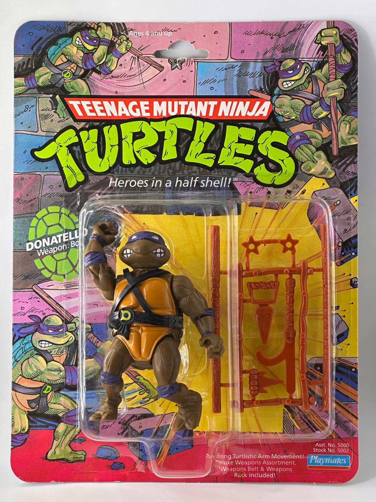 1988 TMNT/Teenage Mutant Ninja Turtles Playmates Donatello Action Figure