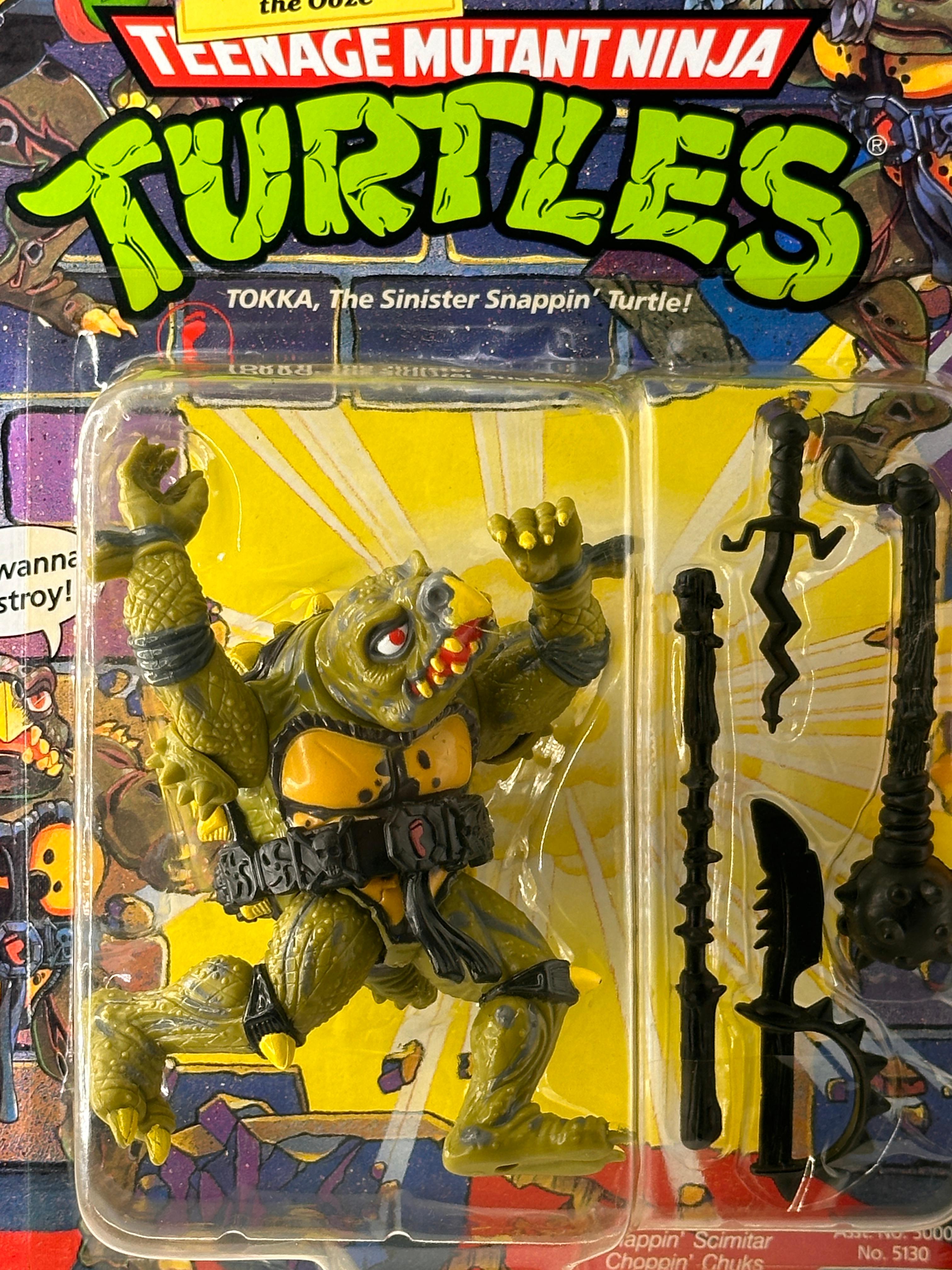 1991 TMNT/Teenage Mutant Ninja Turtles Playmates Tokka Action Figure