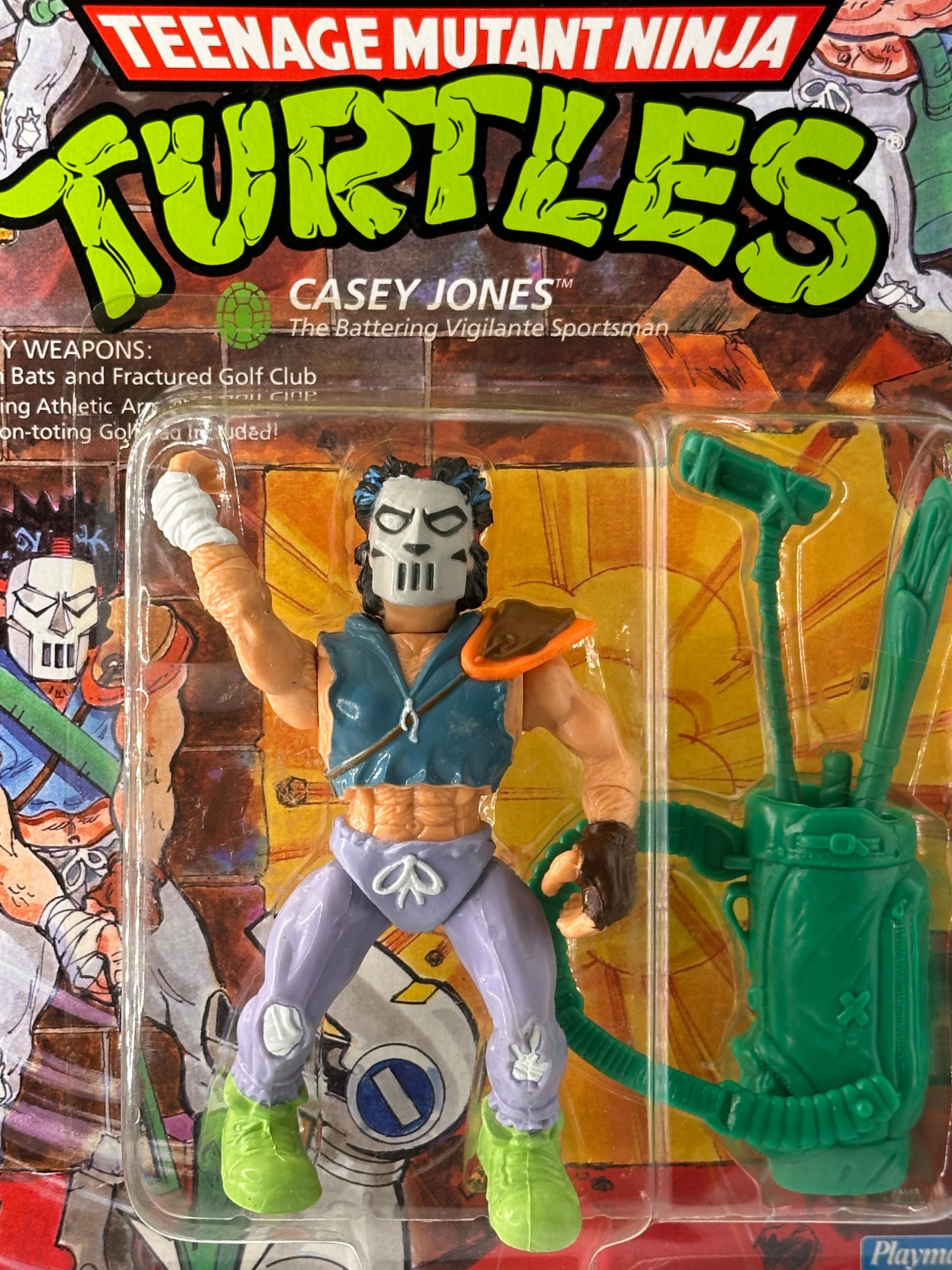 1989 TMNT/Teenage Mutant Ninja Turtles Playmates Casey Jones Action Figure