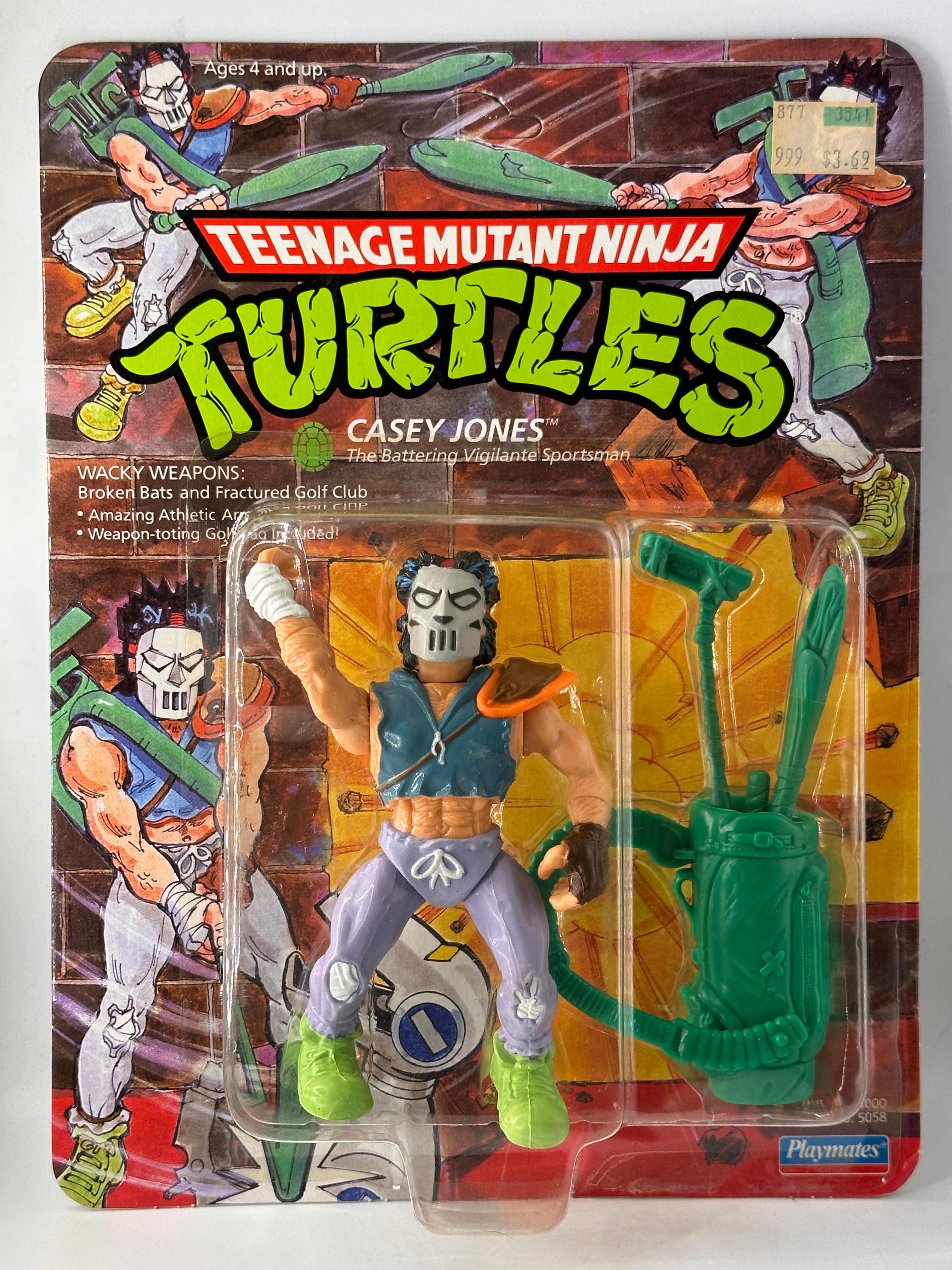 1989 TMNT/Teenage Mutant Ninja Turtles Playmates Casey Jones Action Figure