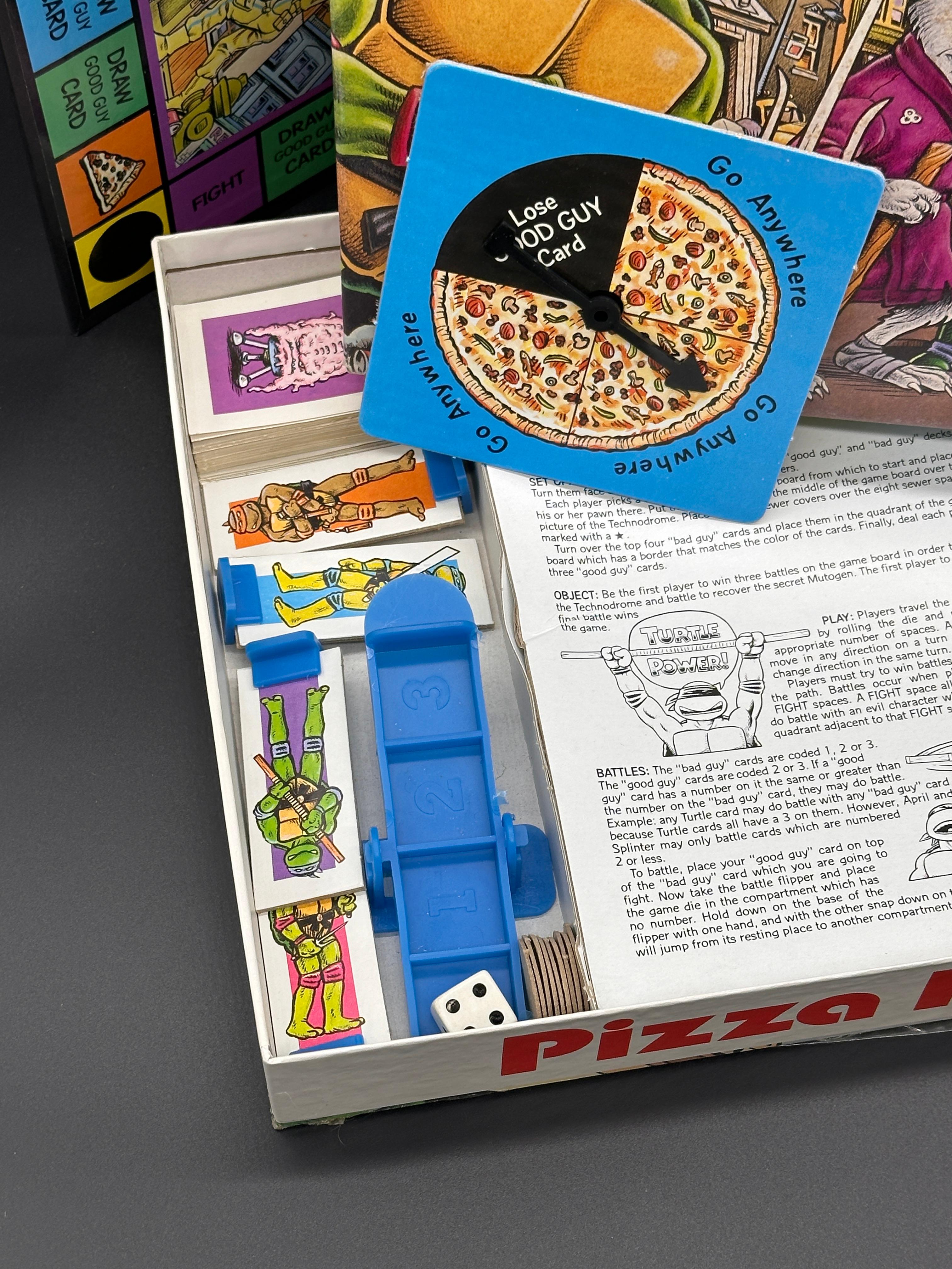 Vintage TMNT/Teenage Mutant Ninja Turtles Pizza Power Game