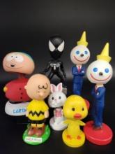 Assorted Cartoon Bobbleheads