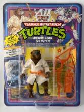 1992 TMNT/Teenage Mutant Ninja Turtles Playmates Movie Star Splinter Action Figure