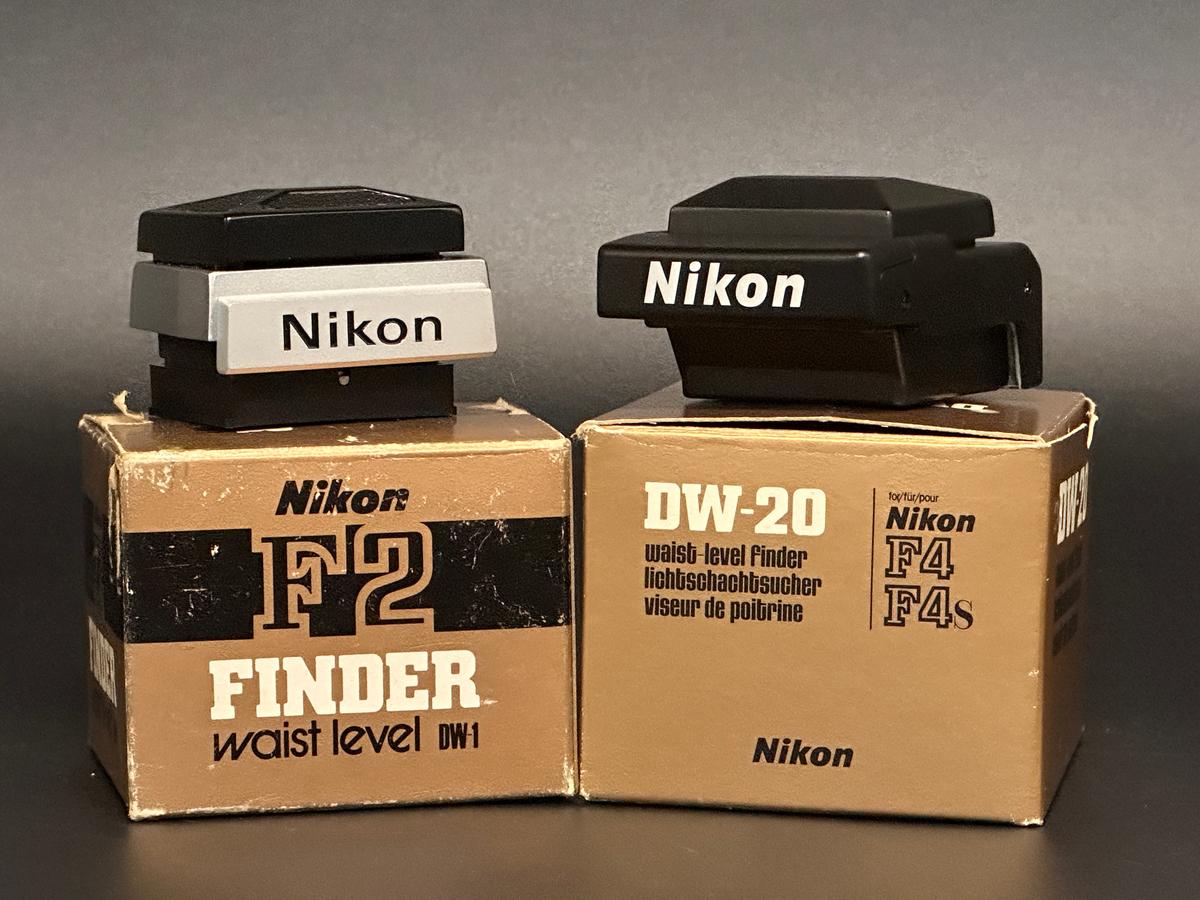 Nikon F2 and F4/F4s Waist Level Finders