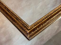 Ornate Gold Toned Framed Arch Mirror