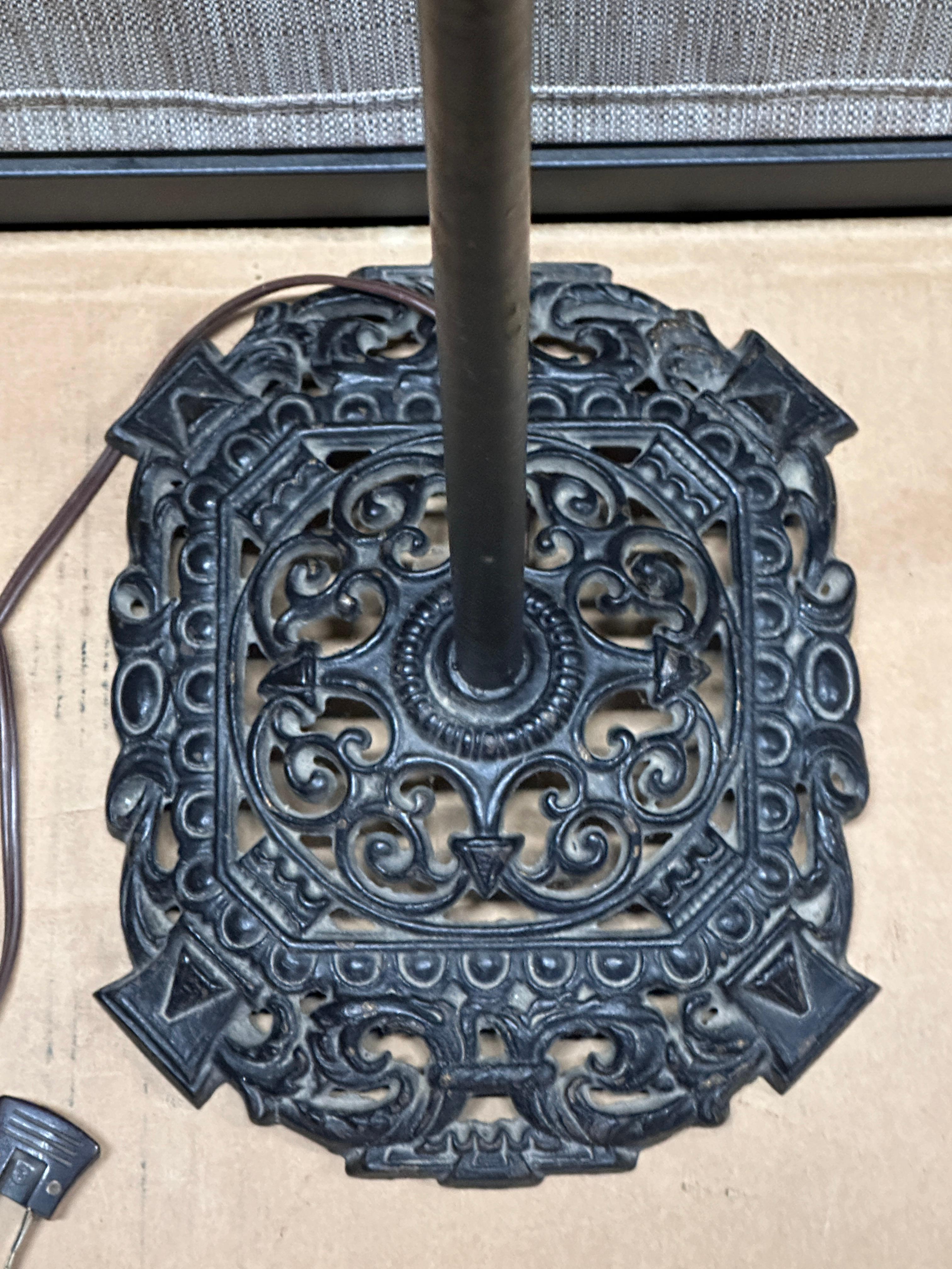 Cast Iron Lamp