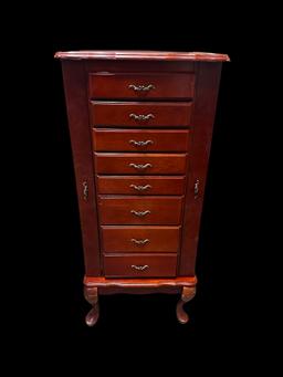 Beautiful Powell Jewelry Armoir Cabinet