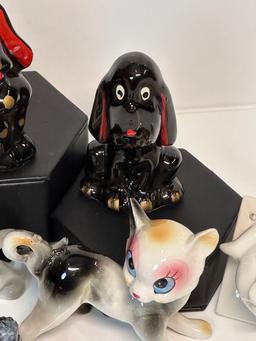 Variety of Vintage Ceramic Animal Pottery Figurines