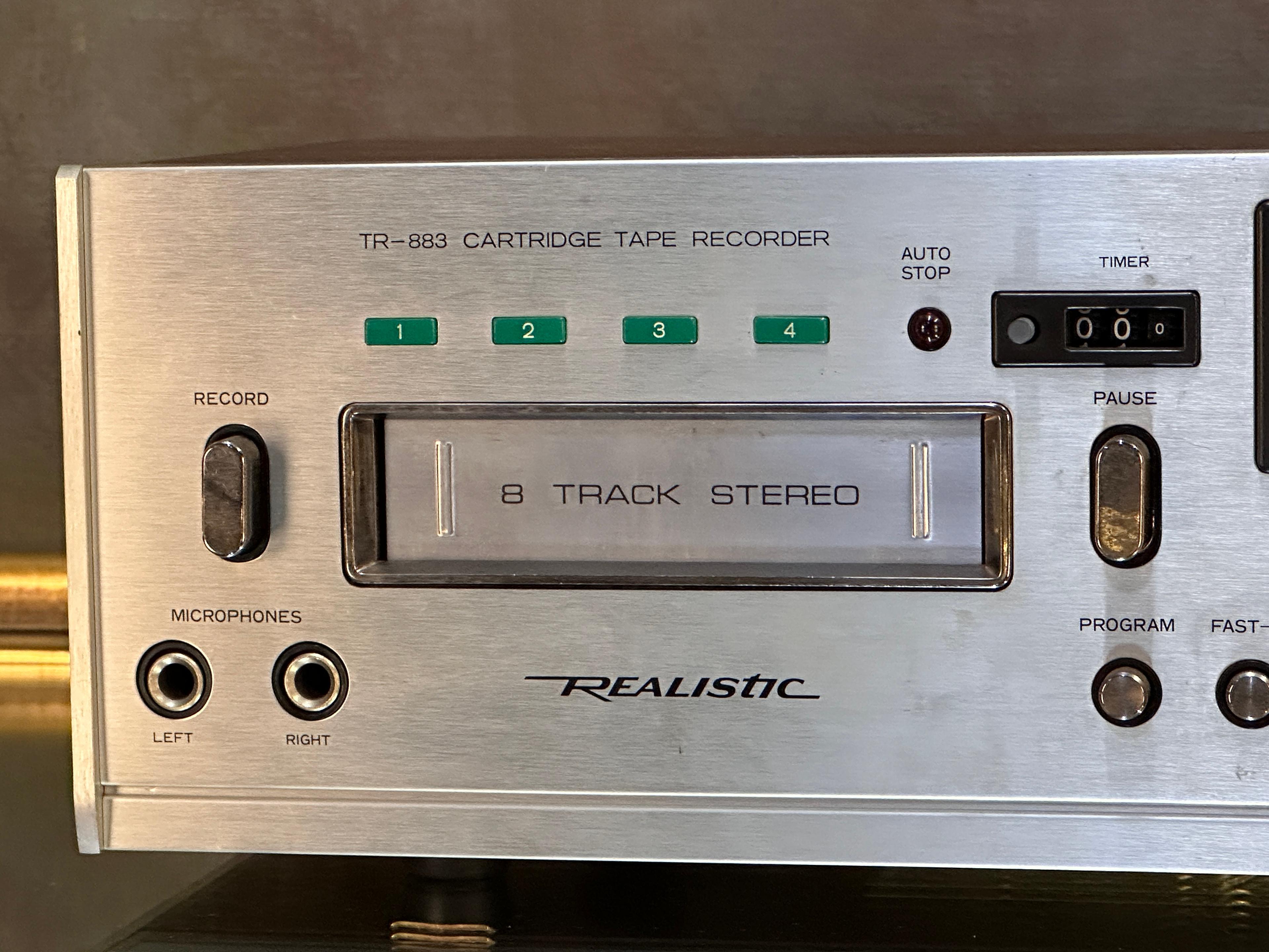 Realistic TR-883 Cartrudge Tape Recorder 8 Track Stereo