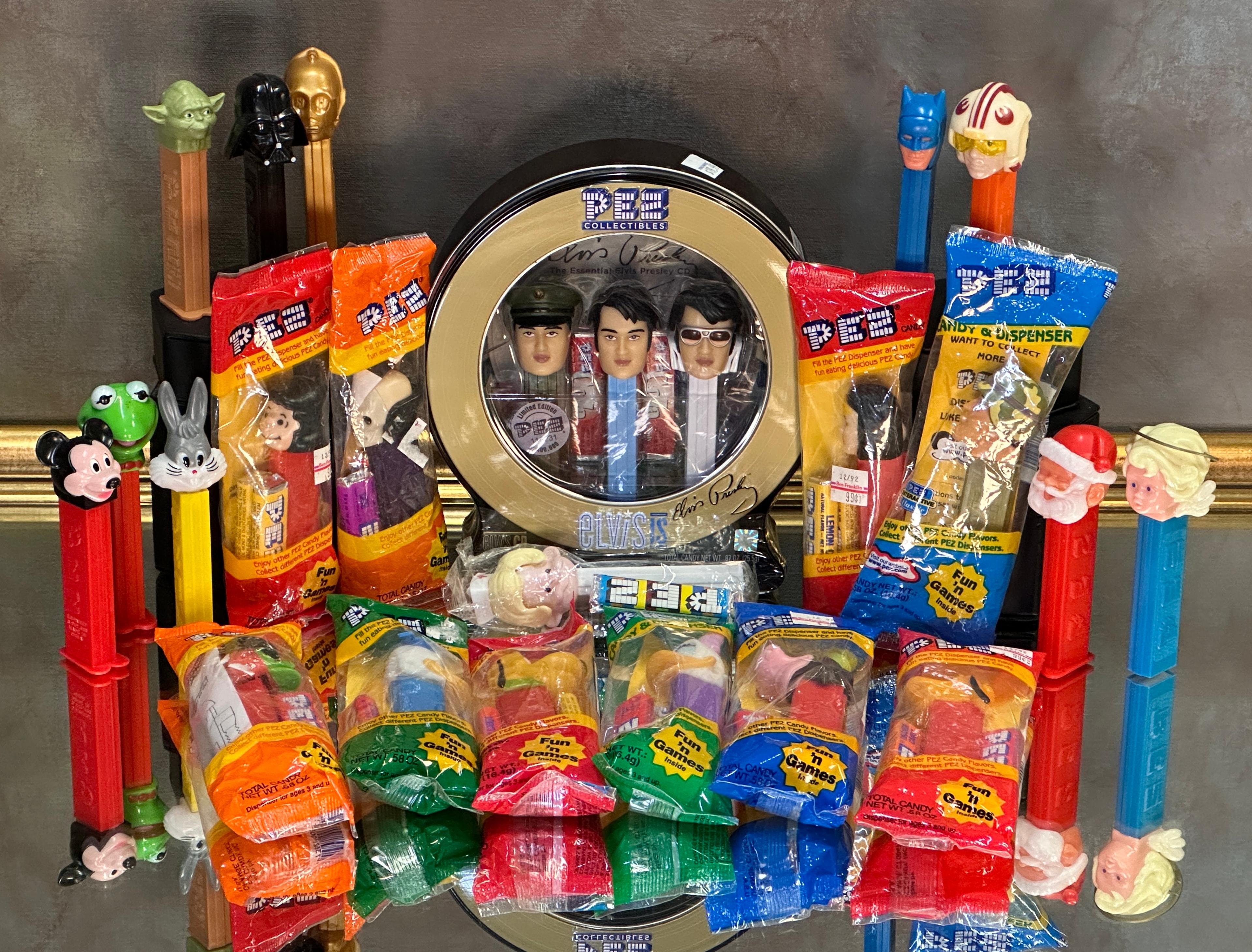 Large Collection of Assorted PEZ Dispensers