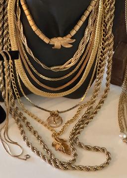 Gold Tone Fashion Jewelry Assortment