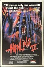 1987 Howling III Movie Poster