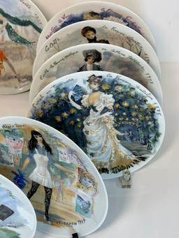 Vintage D'Arceau Limoges Les Femmes French Collectors Plates