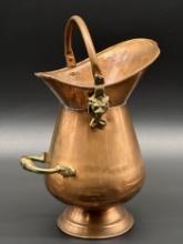 Double Handle Copper Pitcher