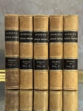 Gibbon's Roman Empire Vol I,II,III,V and IV