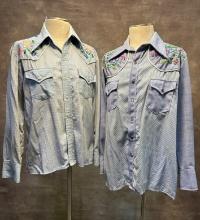 (2) Western Button Ups