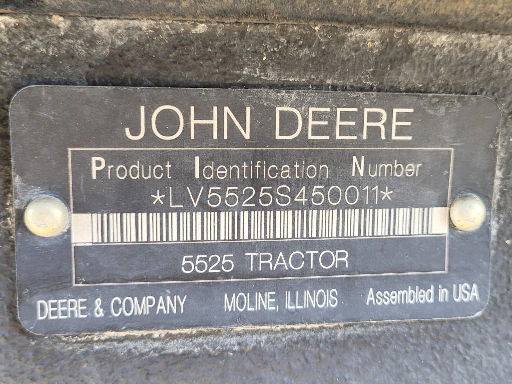 John Deere 5525 MFD Tractor