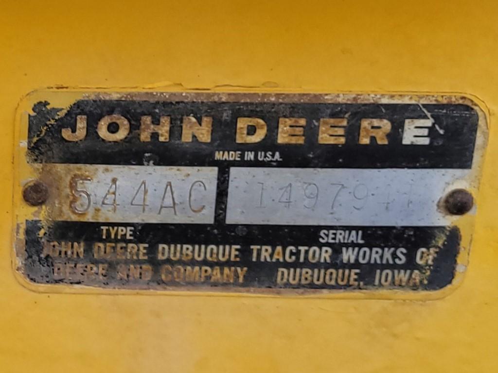 John Deere 544-A Wheel Loader