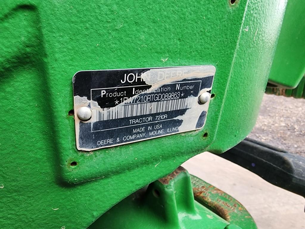 John Deere 7210R MFD Tractor