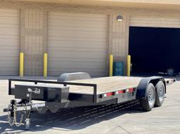 2022 Tribe Electric Tilt Bed Tandem Axle Car Hauler Trailer